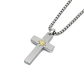 Pendente croce con rosa dei venti in oro 18Kt (gr 0.05)