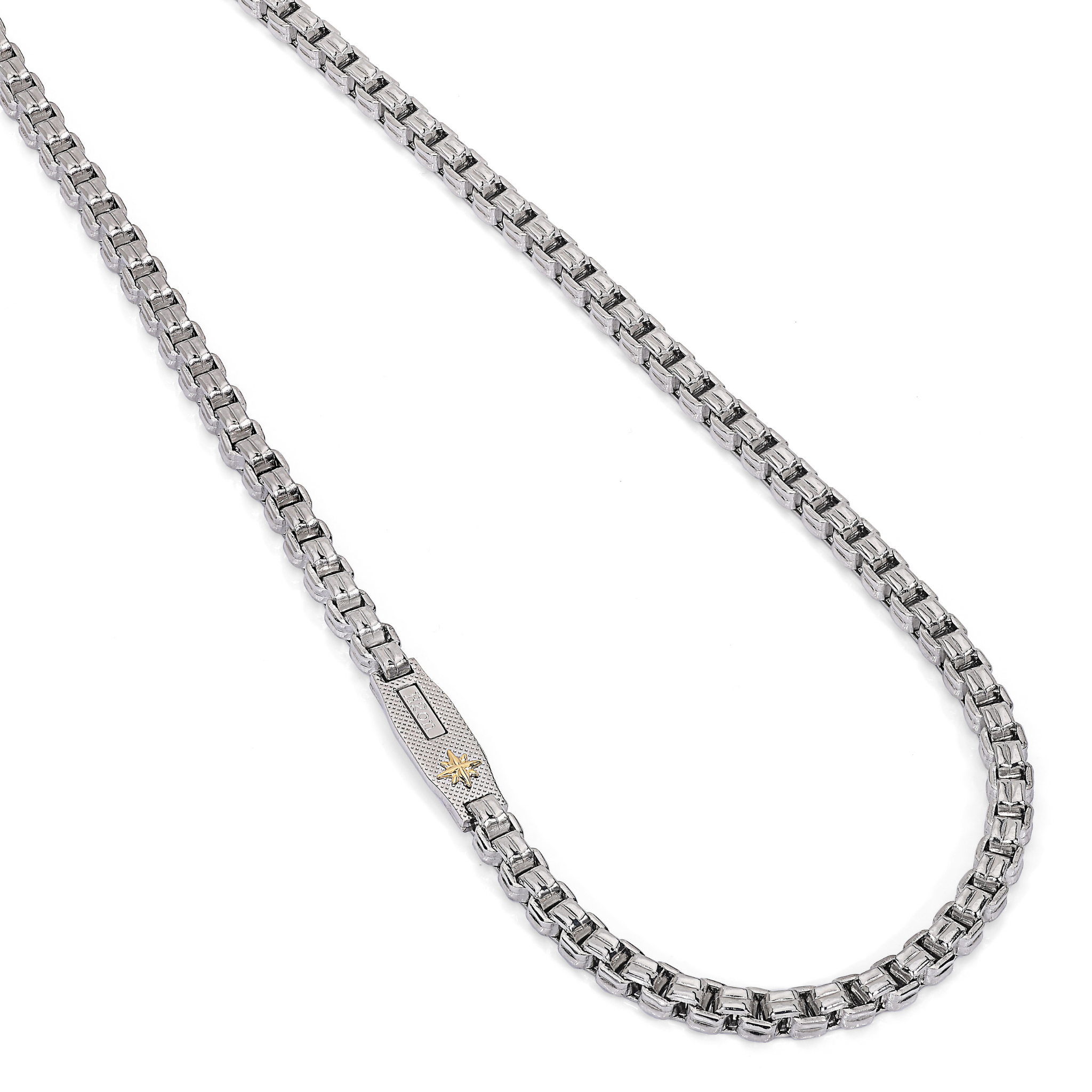 Collana a catena con oro 18 kt (gr 0.05)