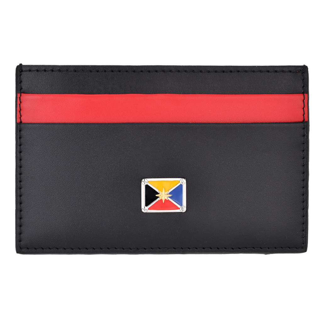 Portacarte in vera pelle rossa con oro 18 carati 0,04 gr (Copia)